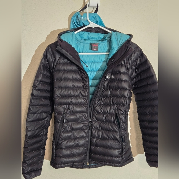 Women's Small Rab Microlight Alpine Down Hooded Jacket - Picture 1 of 13